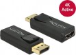 DeLOCK DisplayPort 1.2 [Stecker]/HDMI [Buchse] Adapter, aktiv